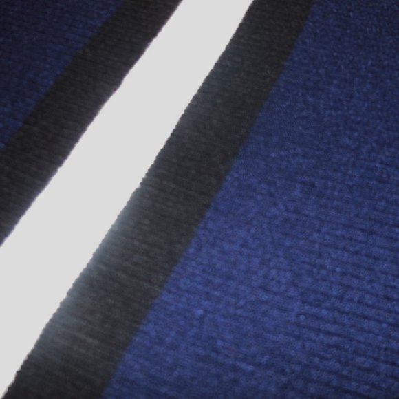 Pullover Cropped Sweater NEW Blue Short Knit Top 3/4 Sleeve Lightweight - Picture 9 of 9